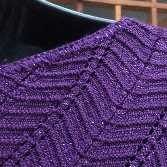 Ashley Stewart asymmetric knit sweater. Size 14/16 - Picture 5 of 6